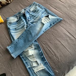 Women’s jeans size 30 ankle straight. Buckle black jeans.